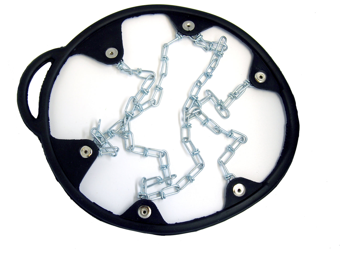 Ice Cleats for Winter Traction, for large winter boots,Anti-Slip Snow Grips with chains Ideal for ice fishing, Ice fishing crampons
