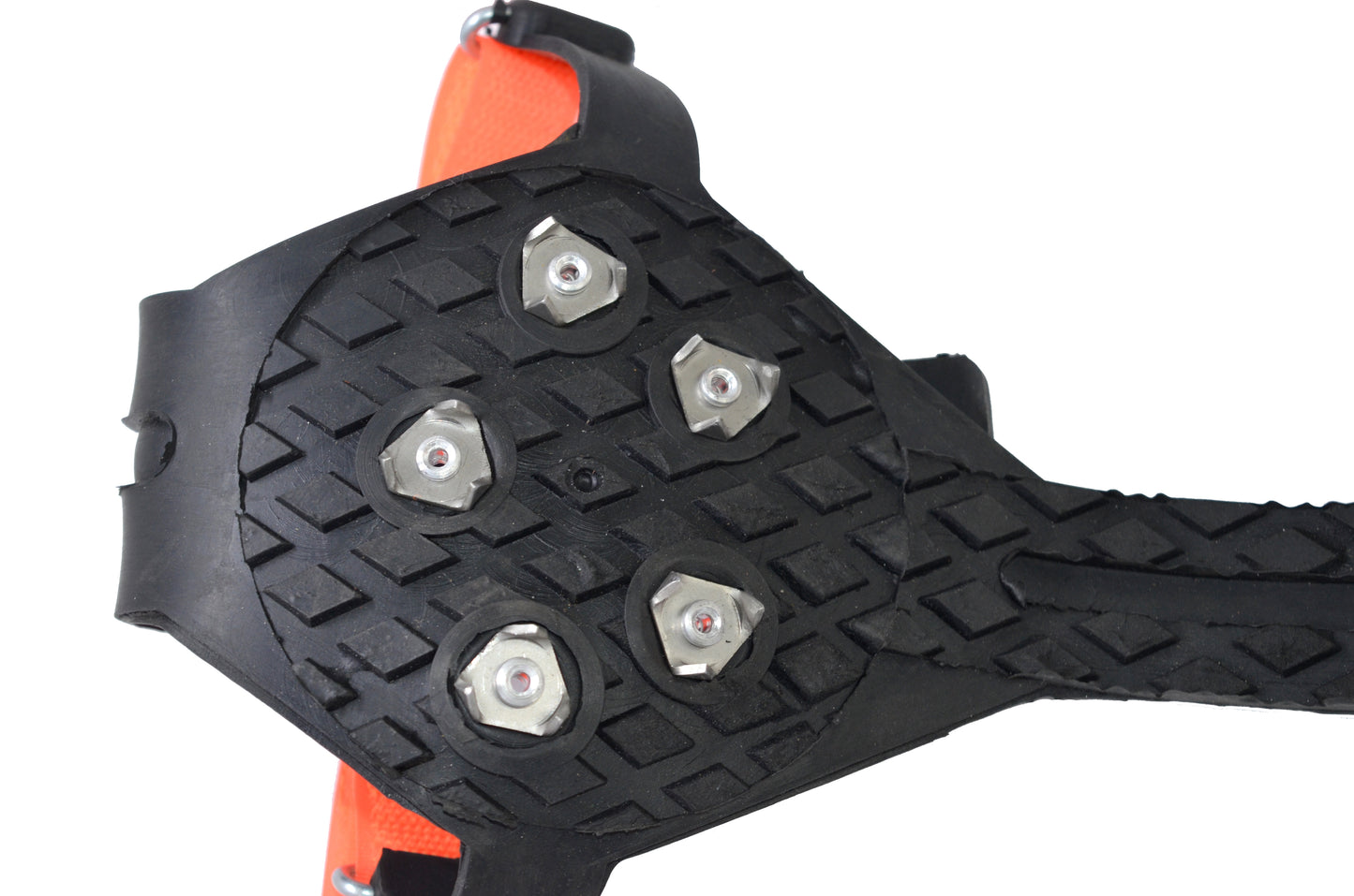 Ice Cleats for Winter Traction, for large winter boots,Anti-Slip Snow Grips with 4 Claws, Ideal for ice fishing, Ice Cleats for Boots
