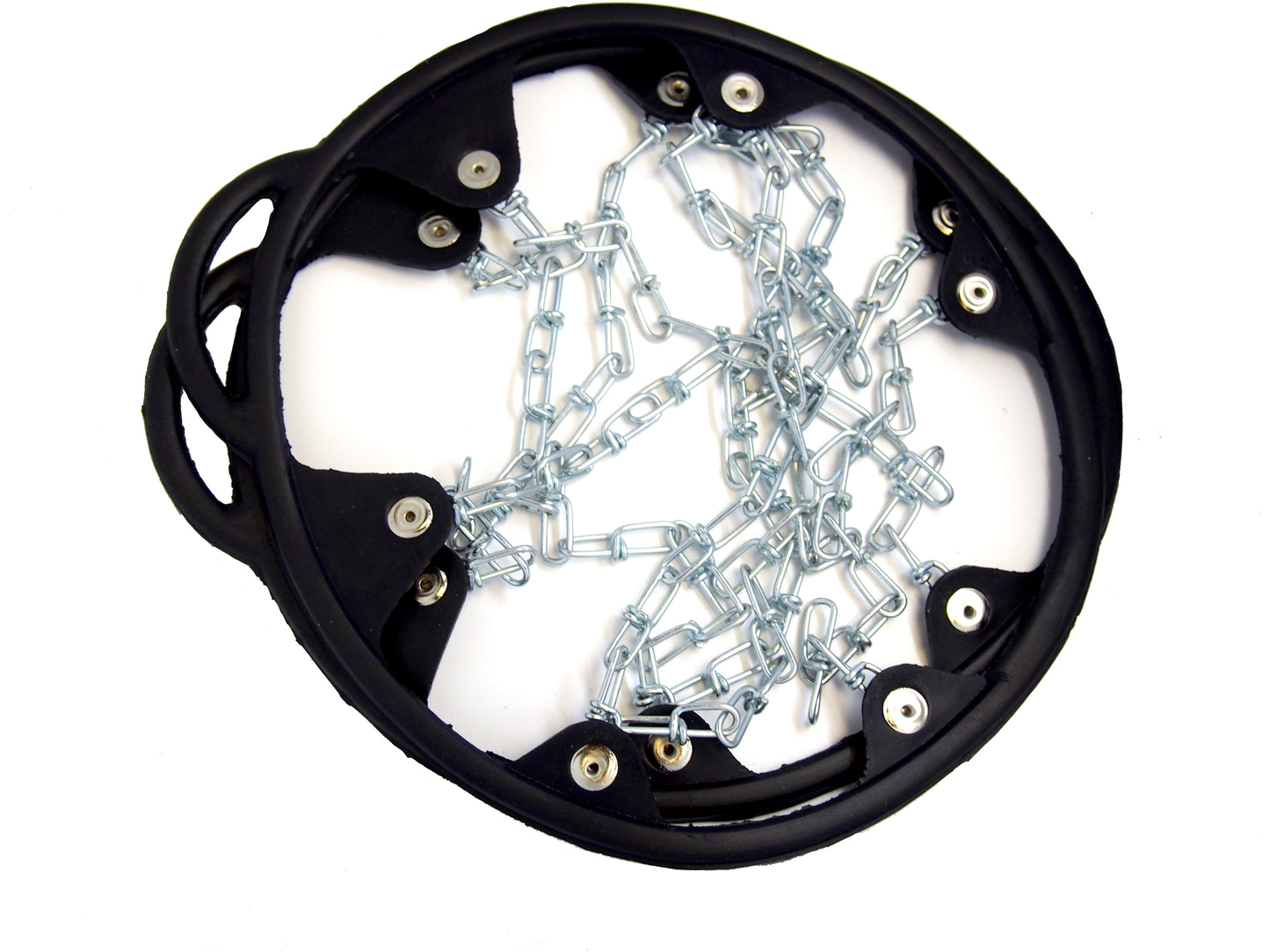 Ice Cleats for Winter Traction, for large winter boots,Anti-Slip Snow Grips with chains Ideal for ice fishing, Ice fishing crampons