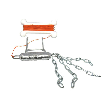 Fishing Lure Retriever , Lure knocker, fishing lure saver tool, retriever with chains